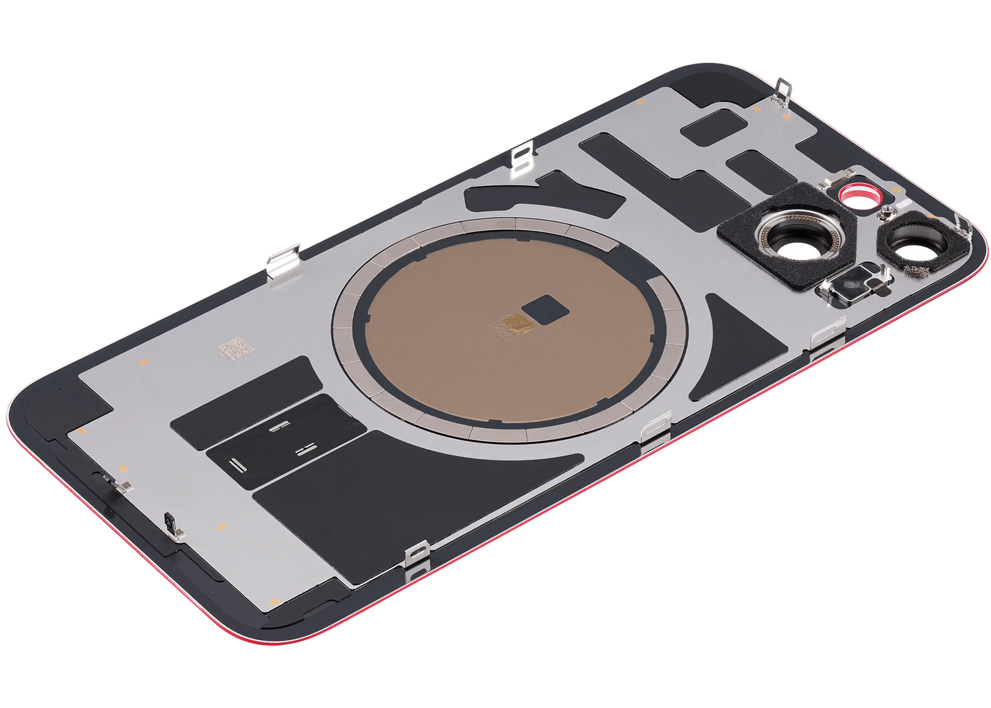 Back Glass w/ MagSafe Magnet For iPhone 14 (Aftermarket) (Red) (No Logo)