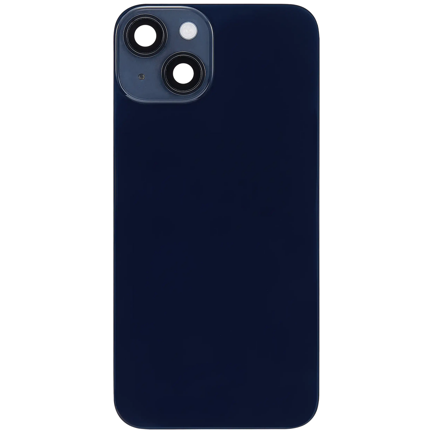 Back Glass With Steel Plate With Wireless NFC & MagSafe Magnet Pre-Installed For iPhone 14 (No Logo) (Midnight)