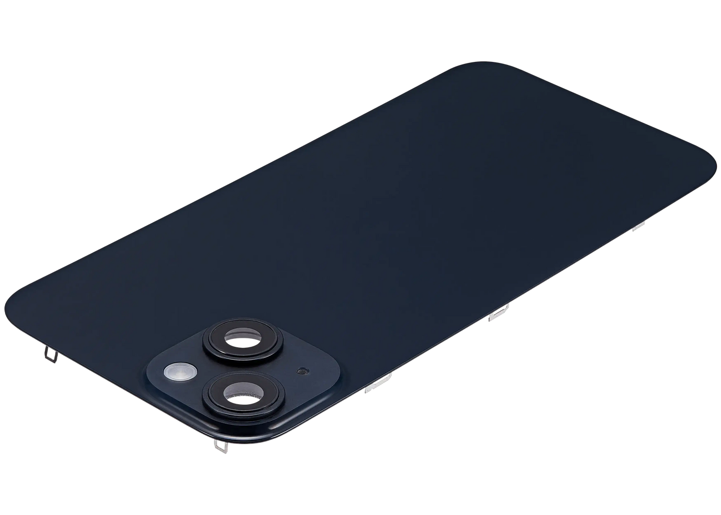 Back Glass With Steel Plate With Wireless NFC & MagSafe Magnet Pre-Installed For iPhone 14 (No Logo) (Midnight)