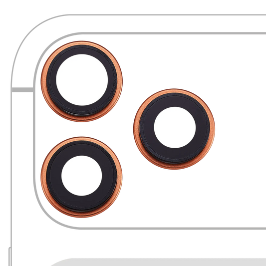 Back Camera Lens With Bracket & Bezel For iPhone 17 Pro/ 17 Pro Max (Premium) (Cosmic Orange) — product photo 1
