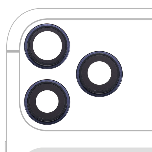 Back Camera Lens With Bracket & Bezel For iPhone 17 Pro/ 17 Pro Max (Premium) (Deep Blue) — product photo 1