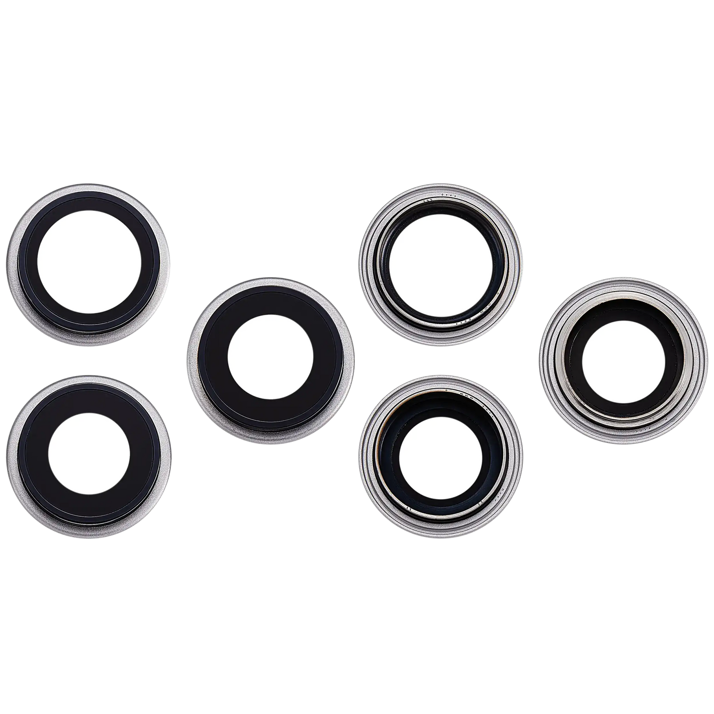 Back Camera Lens With Bracket & Bezel For iPhone 17 Pro/ 17 Pro Max (Premium) (Silver)