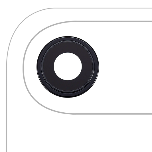Back Camera Lens With Bracket & Bezel For iphone Air (Premium) (Space Black)