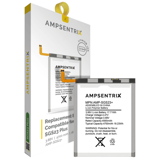 Replacement Battery For Samsung Galaxy S23 Plus (AmpSentrix Pro)