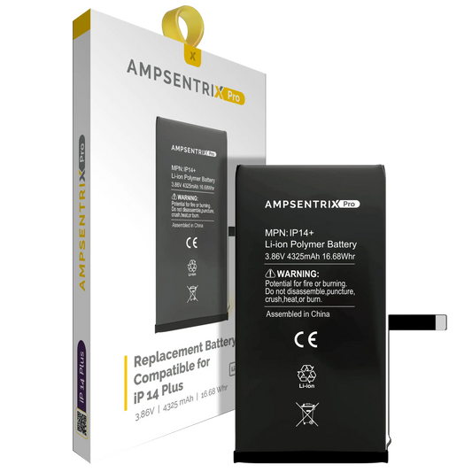 Replacement Battery For iPhone 14 Plus (AmpSentrix Pro)