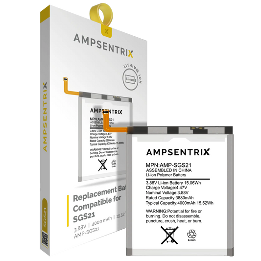 Replacement Battery For Samsung Galaxy S21 5G (AmpSentrix Pro)