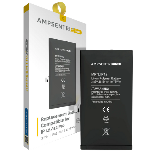 Replacement Battery For iPhone 12 / 12 Pro (AmpSentrix Pro)