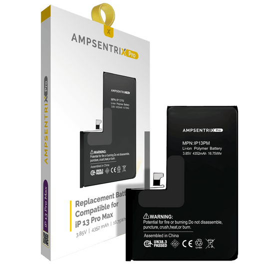 Replacement Battery For iPhone 13 Pro Max (AmpSentrix Pro)