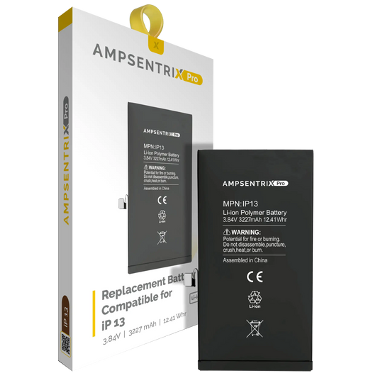 Replacement Battery For iPhone 13 (AmpSentrix Pro)