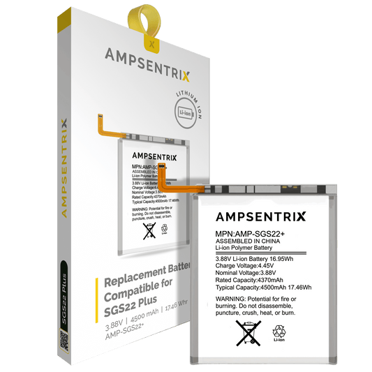 Replacement Battery For Samsung Galaxy S22 Plus (AmpSentrix Pro)