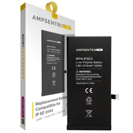 Replacement Battery For iPhone SE (2022) (AmpSentrix Pro)