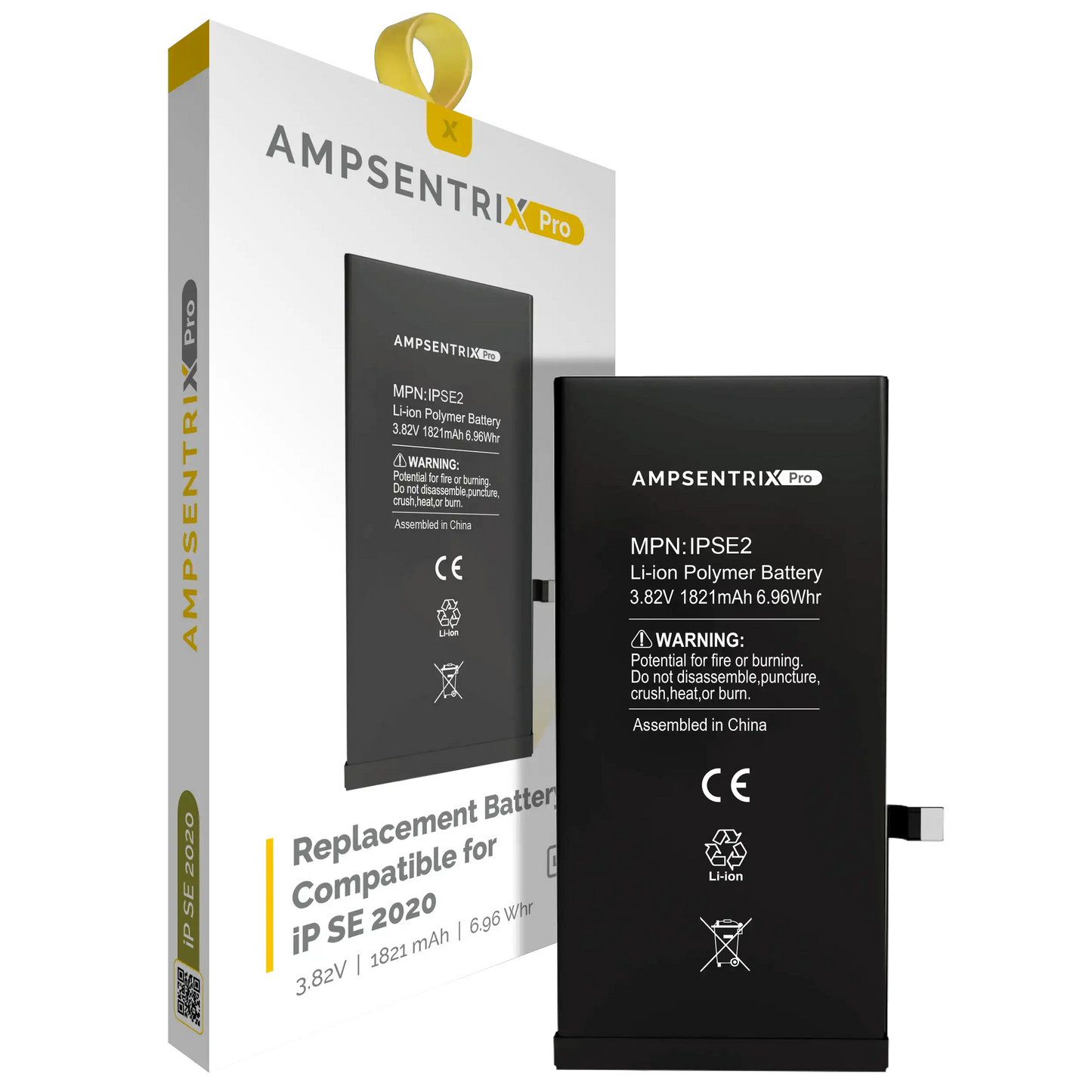 Replacement Battery For iPhone SE (2020) (AmpSentrix Pro)