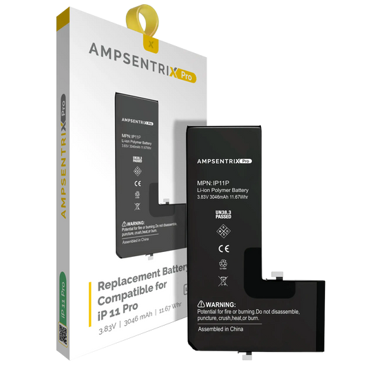 Replacement Battery For iPhone 11 Pro (AmpSentrix Pro)