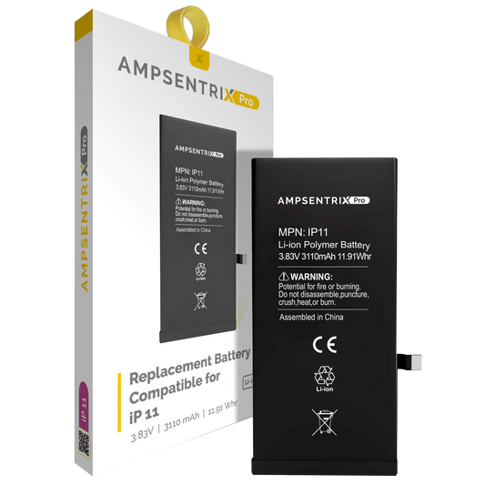Replacement Battery For iPhone 11 (AmpSentrix Pro)