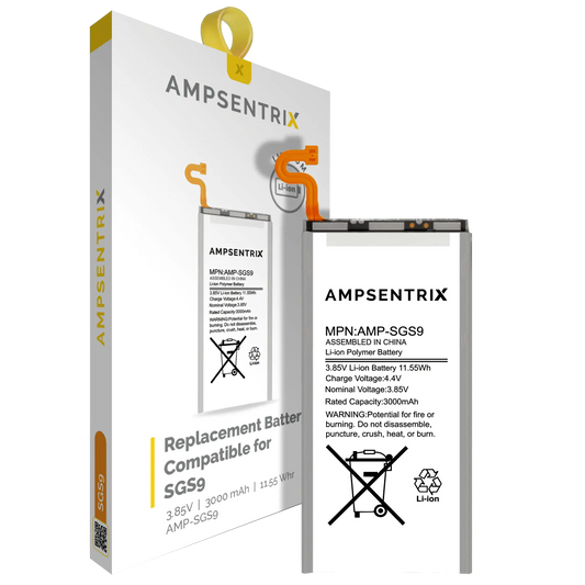 Replacement Battery For Samsung Galaxy S9 (AmpSentrix Pro)