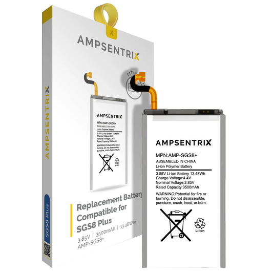 Replacement Battery For Samsung Galaxy S8 Plus (AmpSentrix Pro)