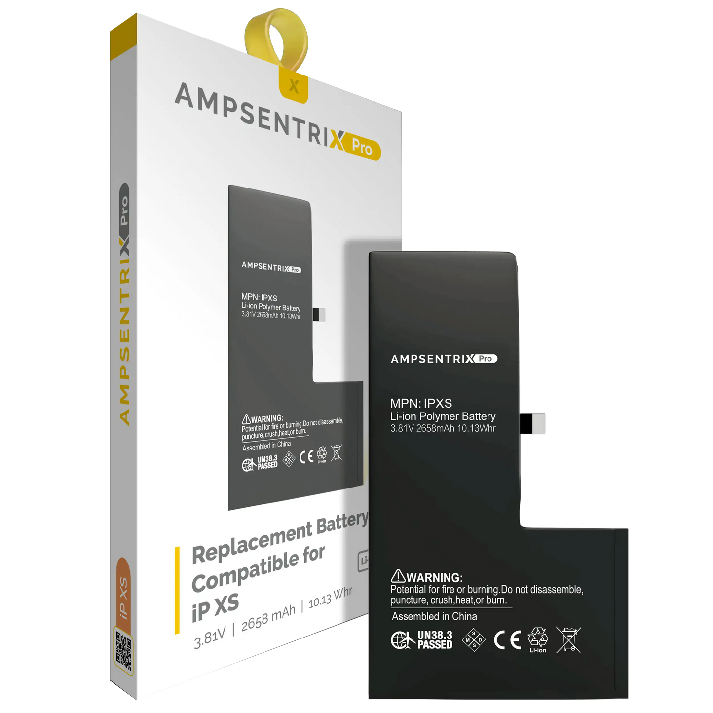 Replacement Battery For iPhone XS (AmpSentrix Pro)