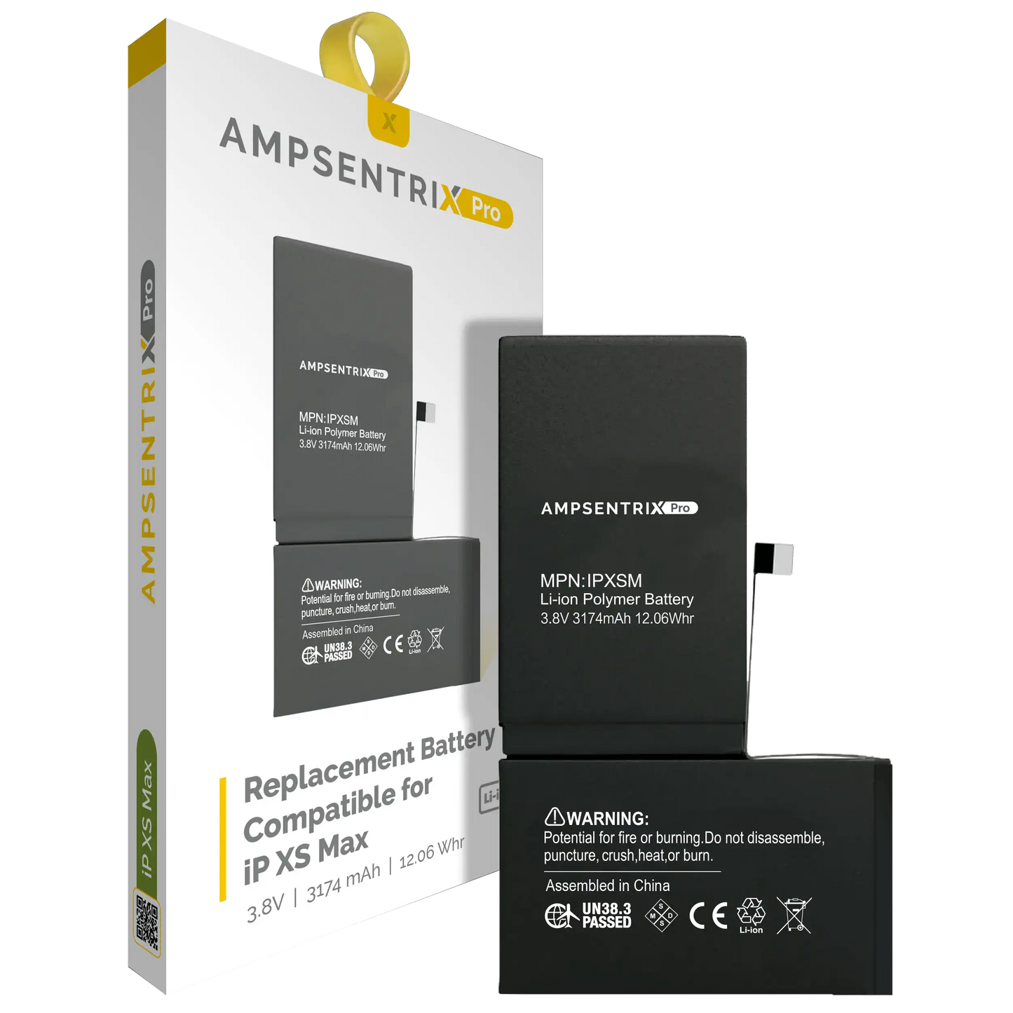 Replacement Battery For iPhone XS Max (AmpSentrix Pro)