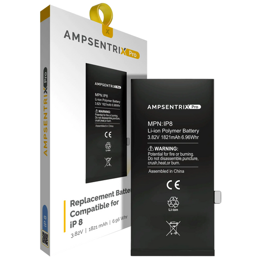Replacement Battery For iPhone 8 (AmpSentrix Pro)