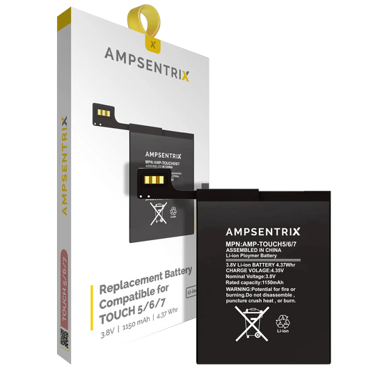 Replacement Battery For iPod Touch 5 / Touch 6 / Touch 7 (AmpSentrix Pro)