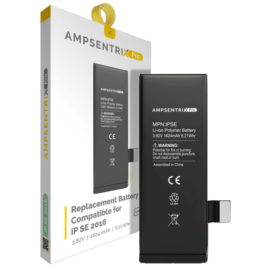 Replacement Battery For iPhone SE (2016) (AmpSentrix Pro)