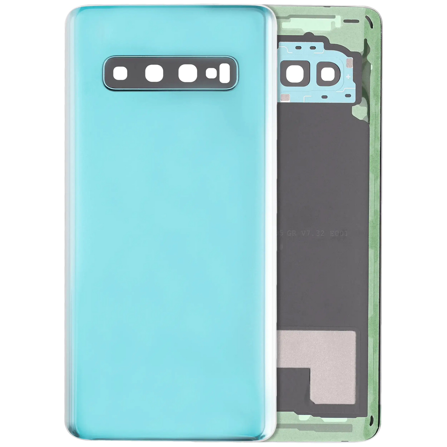 Back cover Glass With Camera Lens For Samsung Galaxy S10 (Service Pack) (Prism Green)