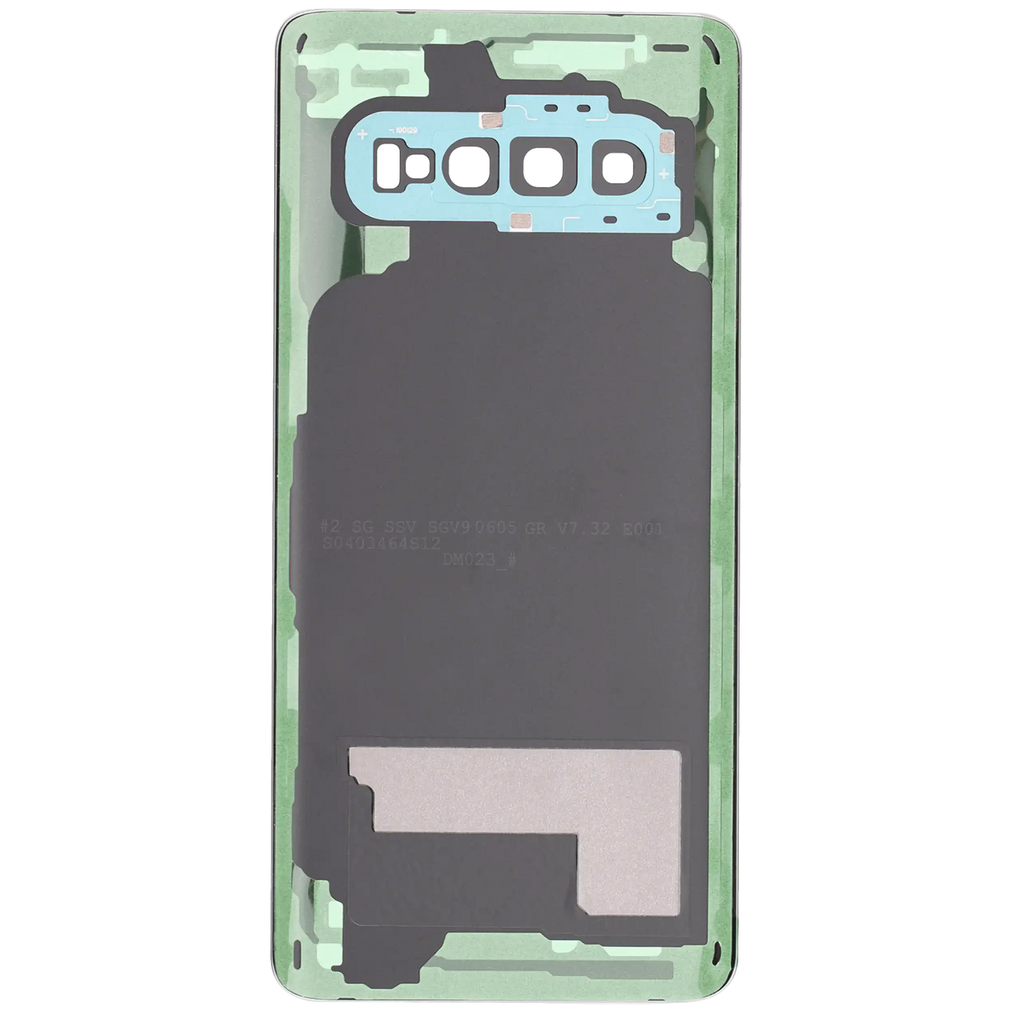 Back cover Glass With Camera Lens For Samsung Galaxy S10 (Service Pack) (Prism Green)