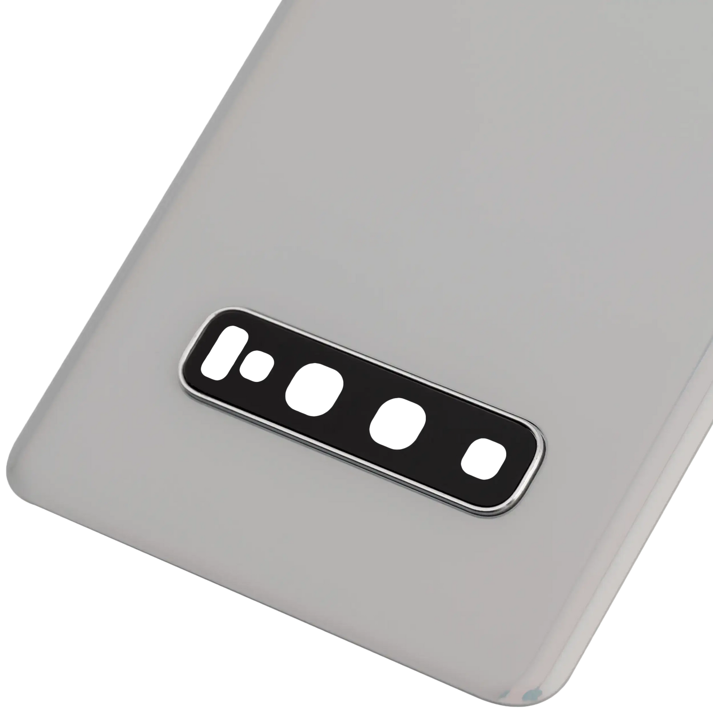Back cover Glass With Camera Lens For Samsung Galaxy S10 Plus (Service Pack) (Prism Silver)