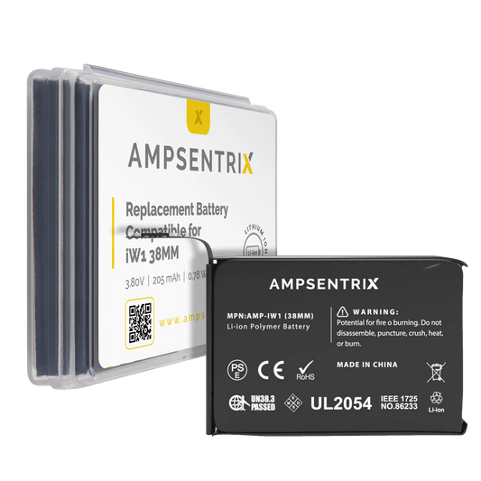 Replacement Battery For Watch Series 1 (38MM) (AmpSentrix Pro)