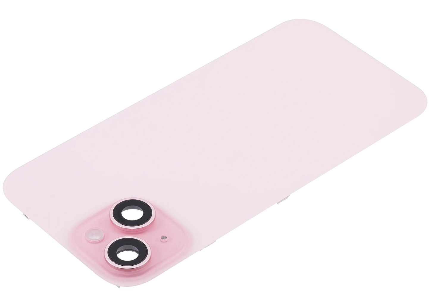 Back Glass w/ MagSafe Magnet & NFC & Flashlight Flex For iPhone 15 (Used OEM Pull: Grade C) (Pink)