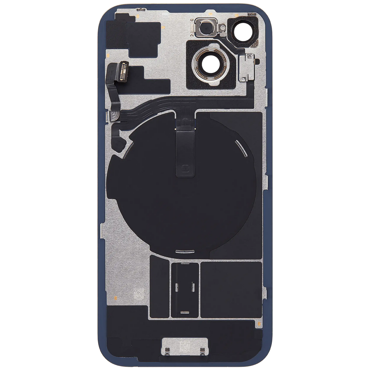 Back Glass w/ MagSafe Magnet & NFC & Flashlight Flex For iPhone 15 (Used OEM Pull: Grade C) (Blue)