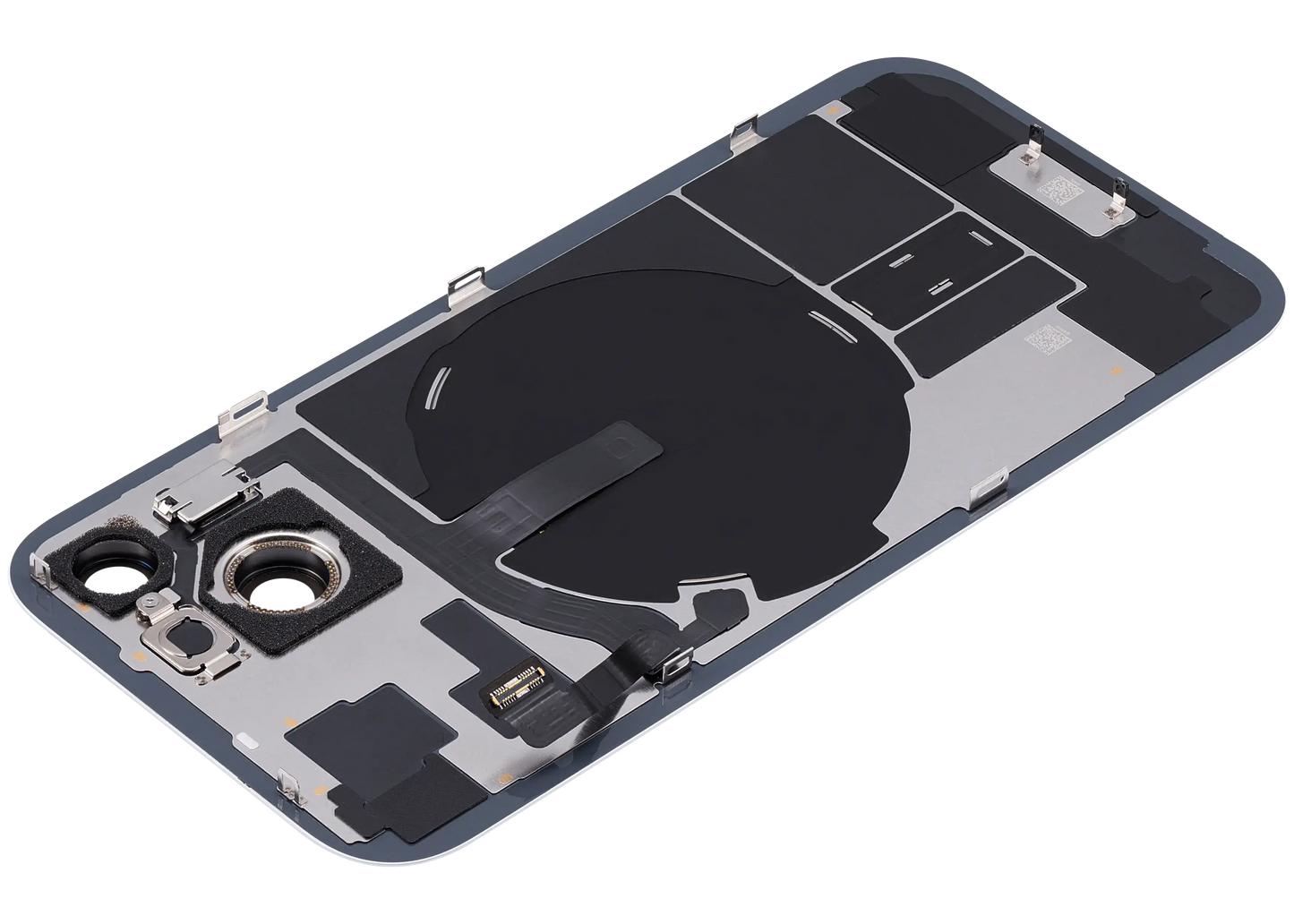 Back Glass w/ MagSafe Magnet & NFC & Flashlight Flex For iPhone 15 (Used OEM Pull: Grade C) (Blue)