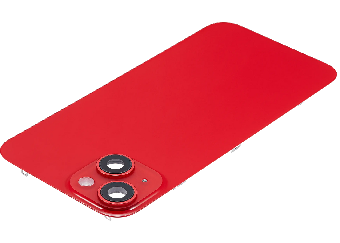 Back Glass w/ MagSafe Magnet & NFC & Flashlight Flex For iPhone 14 (Used OEM Pull: Grade C) (Red)