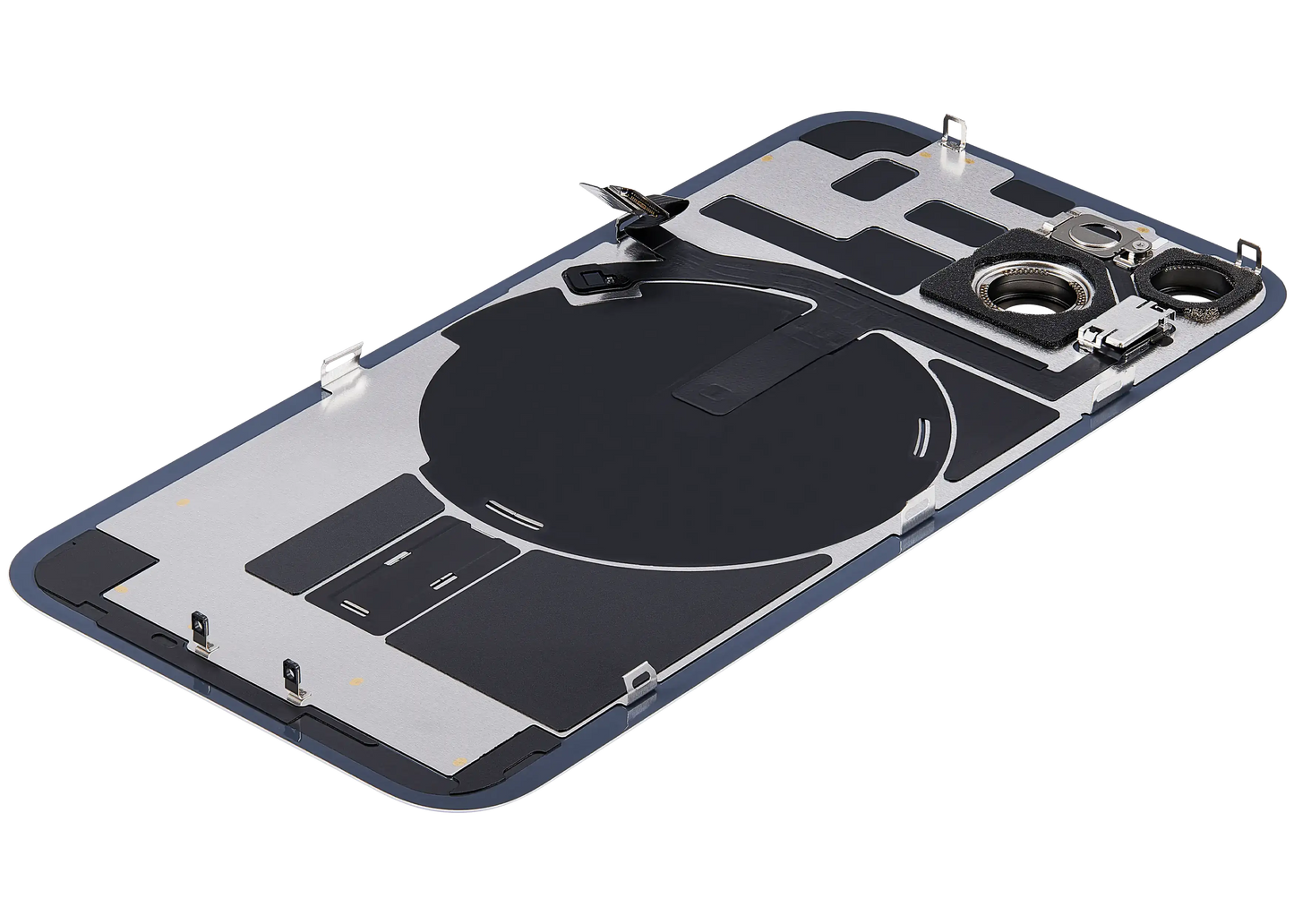 Back Glass w/ MagSafe Magnet & NFC & Flashlight Flex For iPhone 14 (Used OEM Pull: Grade C) (Purple)