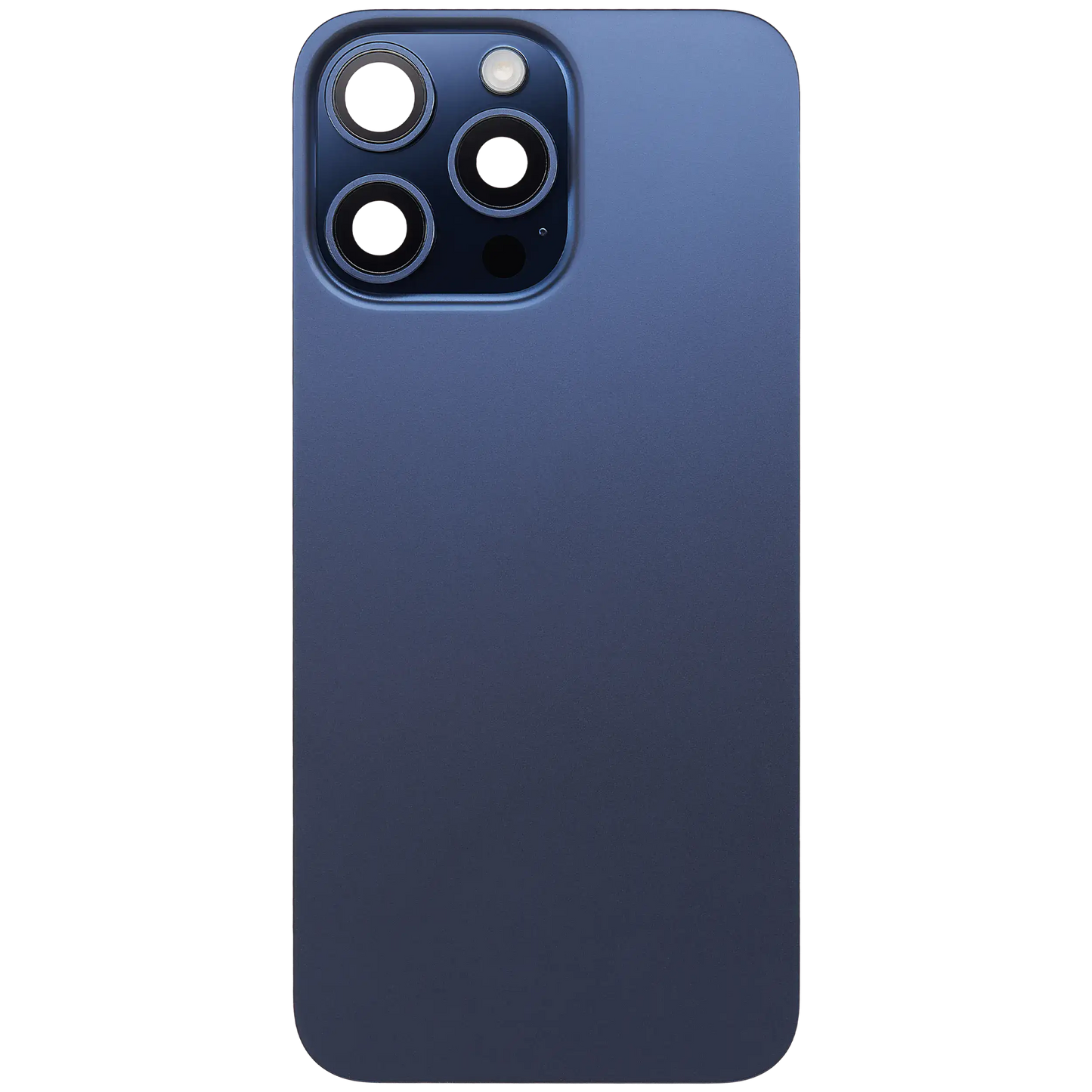 Back Glass w/ MagSafe Magnet & NFC & Flashlight Flex For iPhone 15 Pro Max (Used OEM Pull: Grade B) (Blue Titanium)