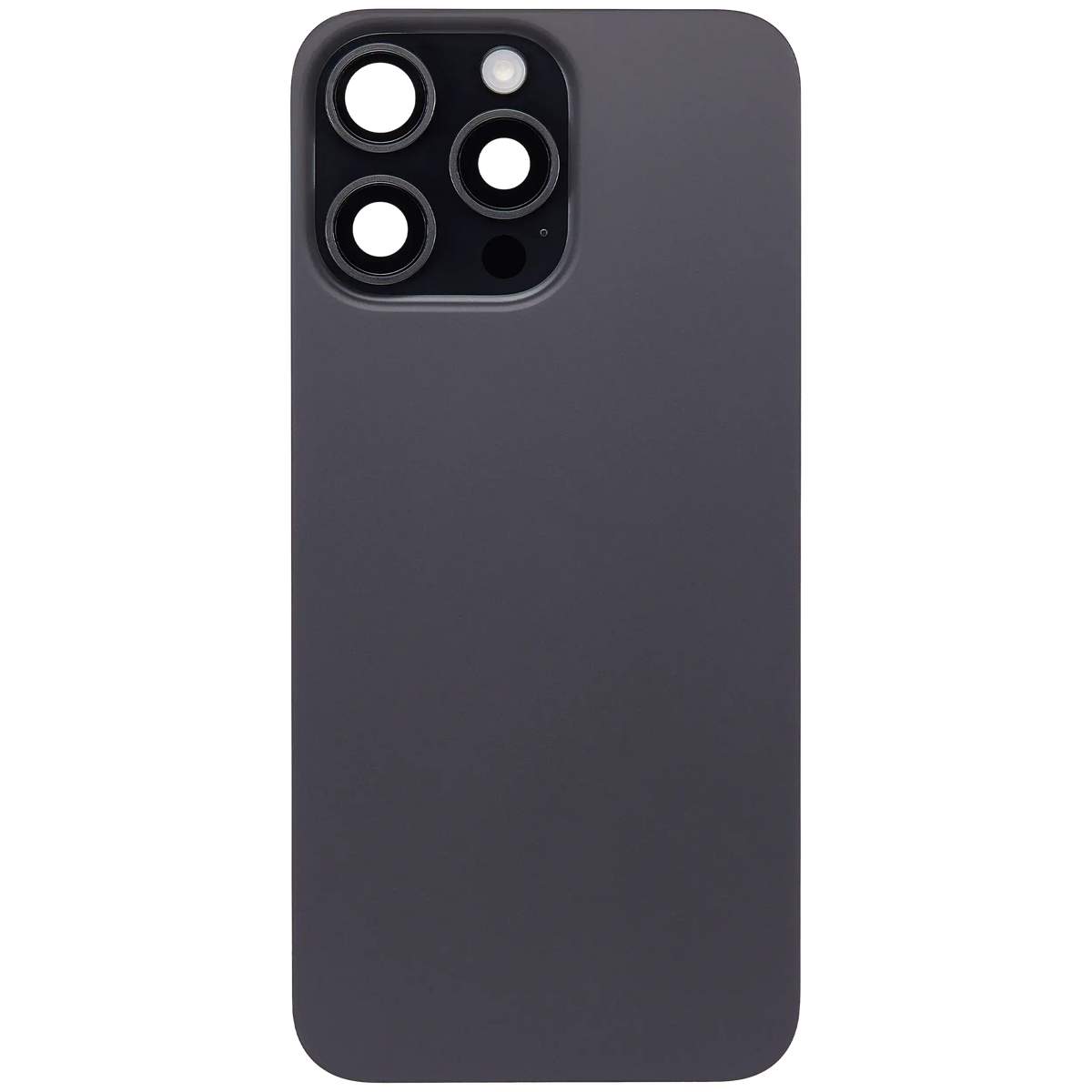 Back Glass w/ MagSafe Magnet & NFC & Flashlight Flex For iPhone 15 Pro Max (Used OEM Pull: Grade B) (Black Titanium) — product photo 2