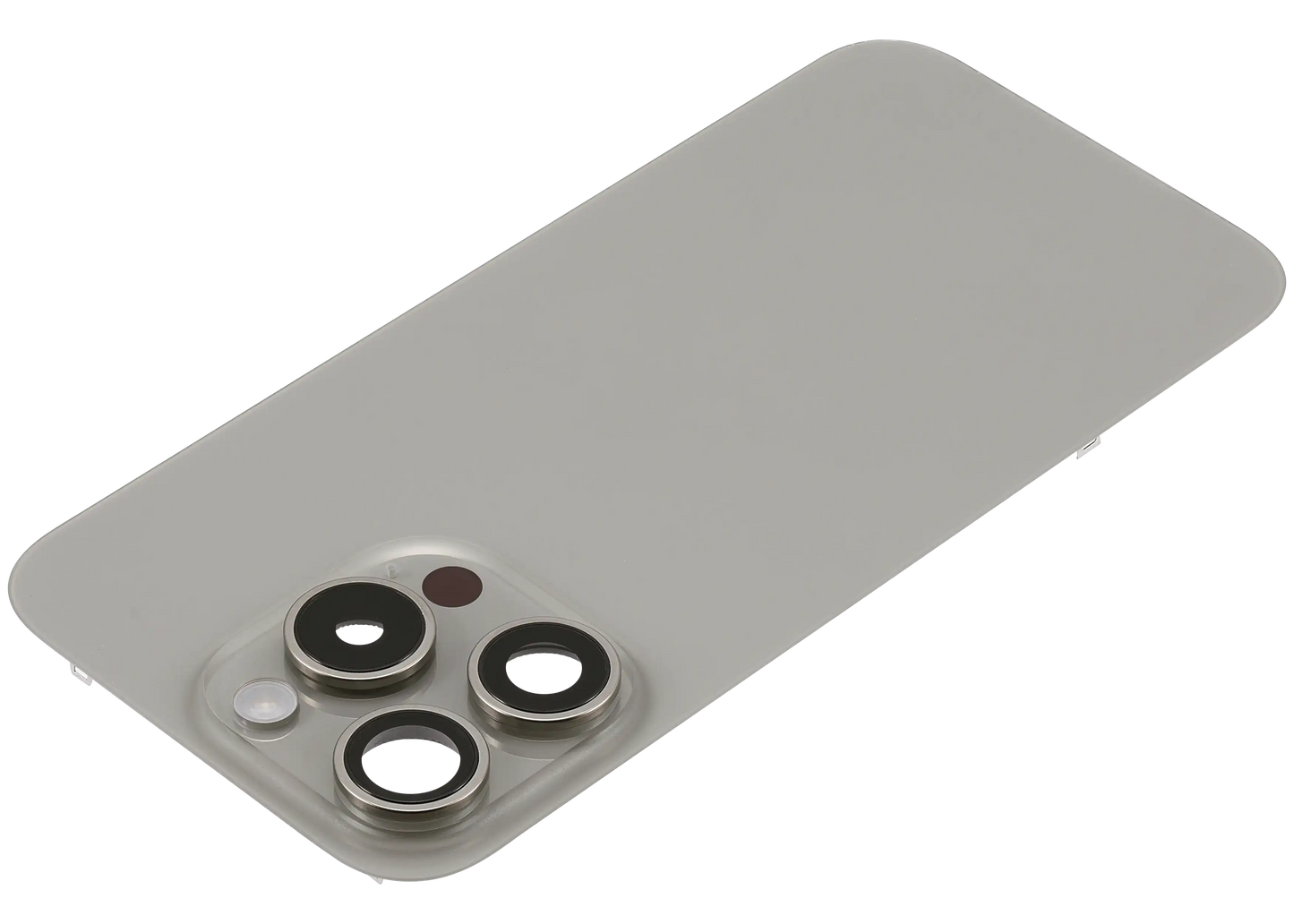 Back Glass w/ MagSafe Magnet & NFC & Flashlight Flex For iPhone 15 Pro (Used OEM Pull: Grade B) (Natural Titanium)