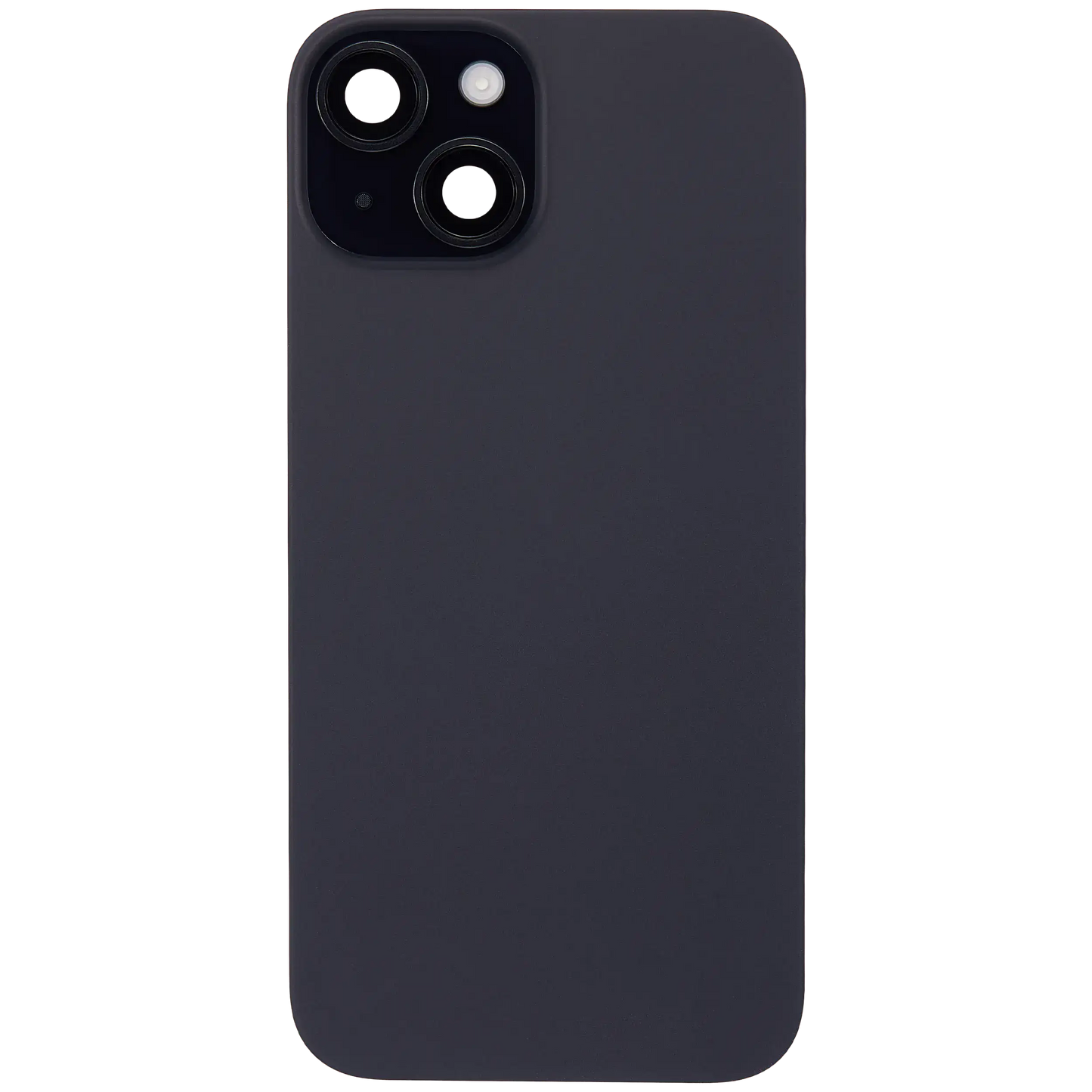 Back Glass w/ MagSafe Magnet & NFC & Flashlight Flex For iPhone 15 (Used OEM Pull: Grade B) (Black)