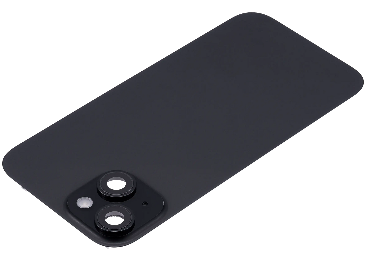 Back Glass w/ MagSafe Magnet & NFC & Flashlight Flex For iPhone 15 (Used OEM Pull: Grade B) (Black)