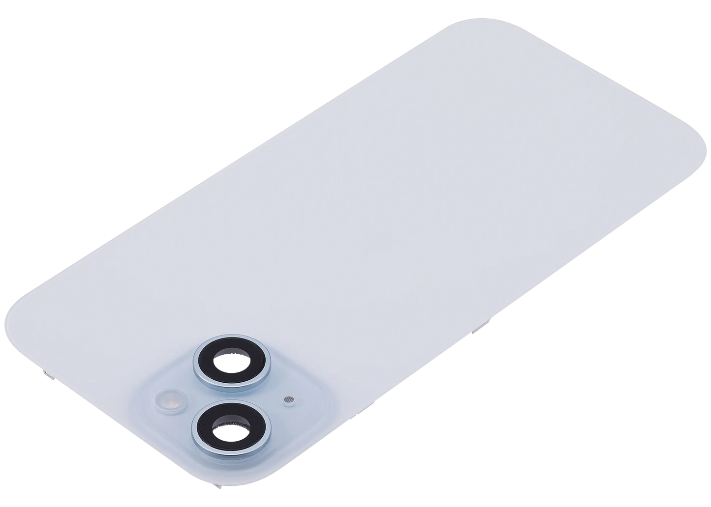 Back Glass w/ MagSafe Magnet & NFC & Flashlight Flex For iPhone 15 (Used OEM Pull: Grade B) (Blue)