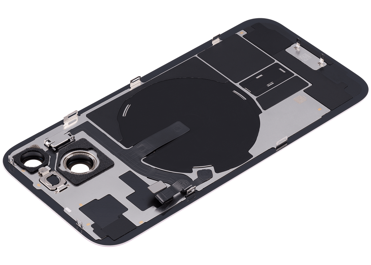 Back Glass w/ MagSafe Magnet & NFC & Flashlight Flex For iPhone 15 (Used OEM Pull: Grade B) (Pink)