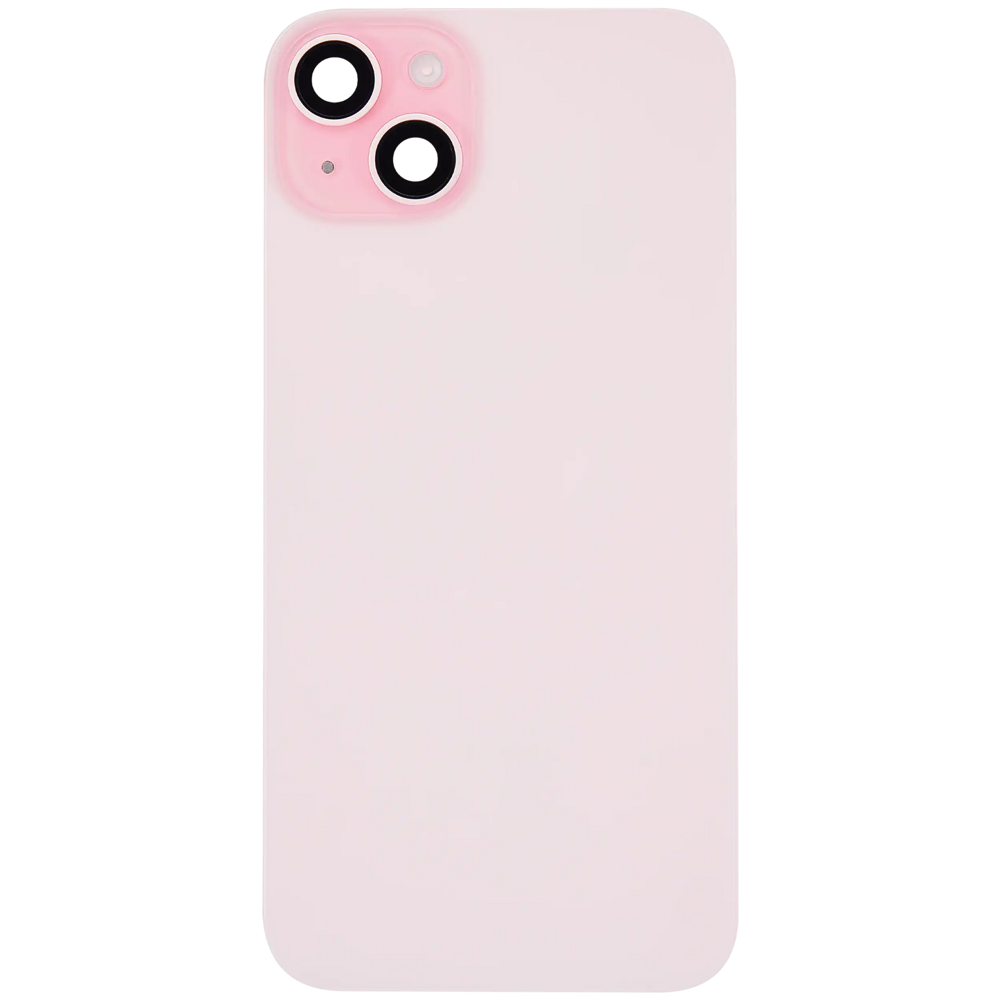 Back Glass w/ MagSafe Magnet & NFC & Flashlight Flex For iPhone 15 Plus (Used OEM Pull: Grade B) (Pink)