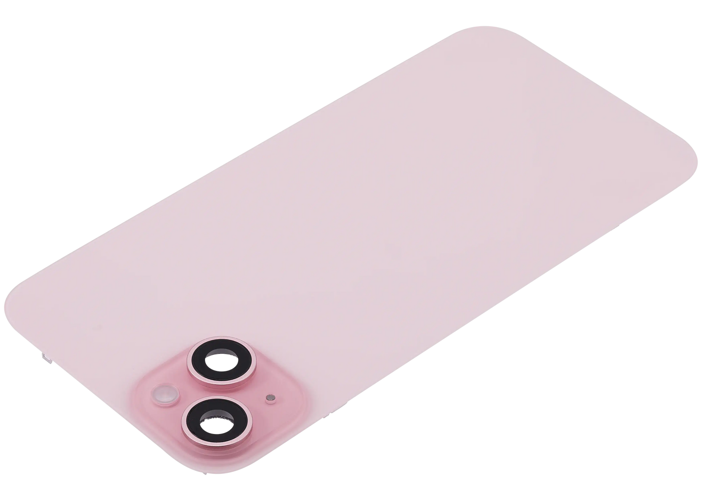 Back Glass w/ MagSafe Magnet & NFC & Flashlight Flex For iPhone 15 Plus (Used OEM Pull: Grade B) (Pink)