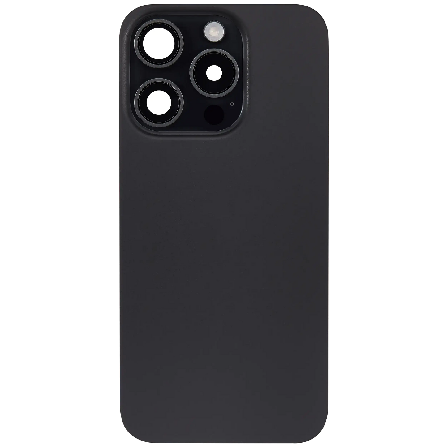 Back Glass w/ MagSafe Magnet & NFC & Flashlight Flex For iPhone 15 Pro (Used OEM Pull: Grade B) (Black Titanium)