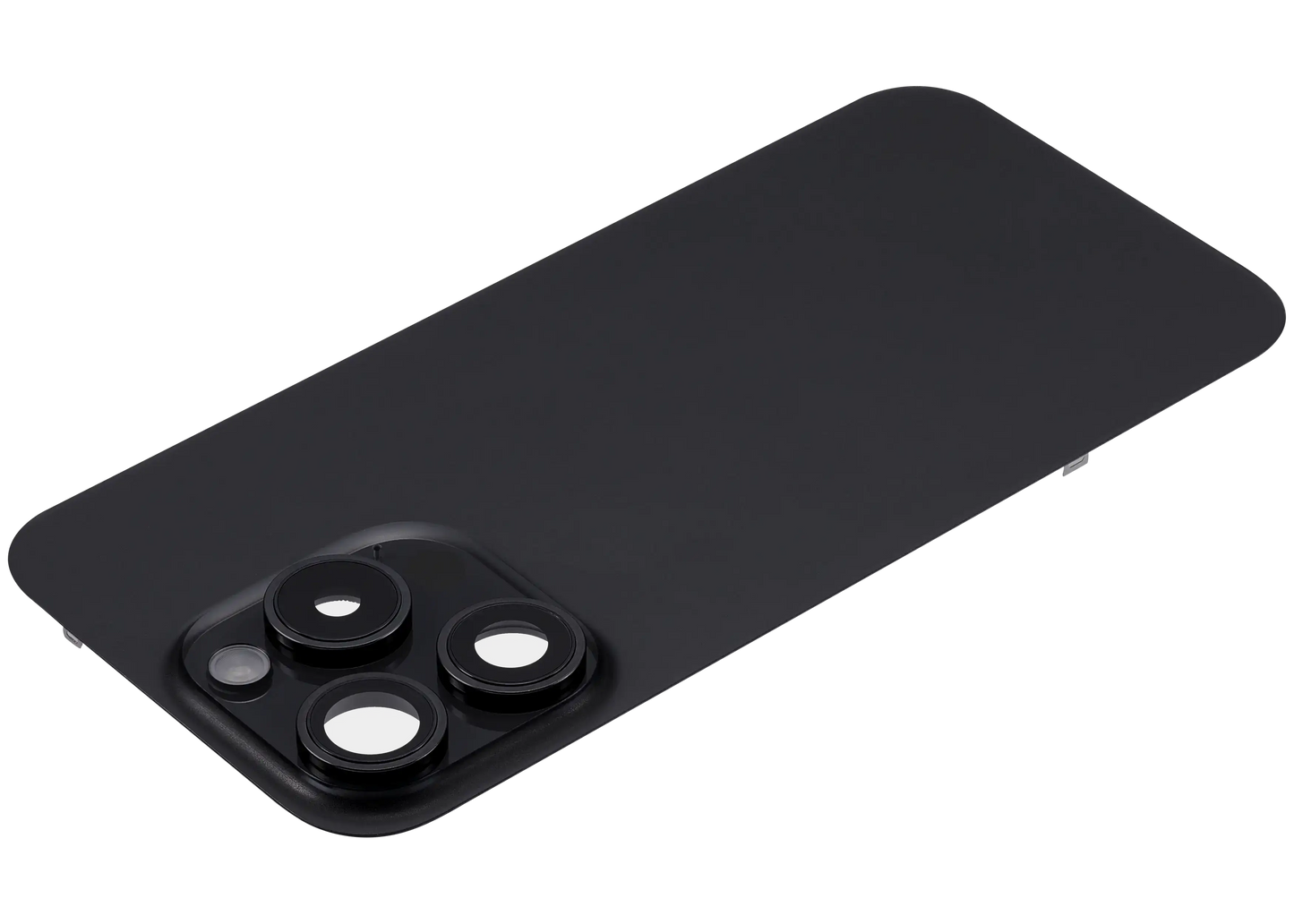 Back Glass w/ MagSafe Magnet & NFC & Flashlight Flex For iPhone 15 Pro (Used OEM Pull: Grade B) (Black Titanium)