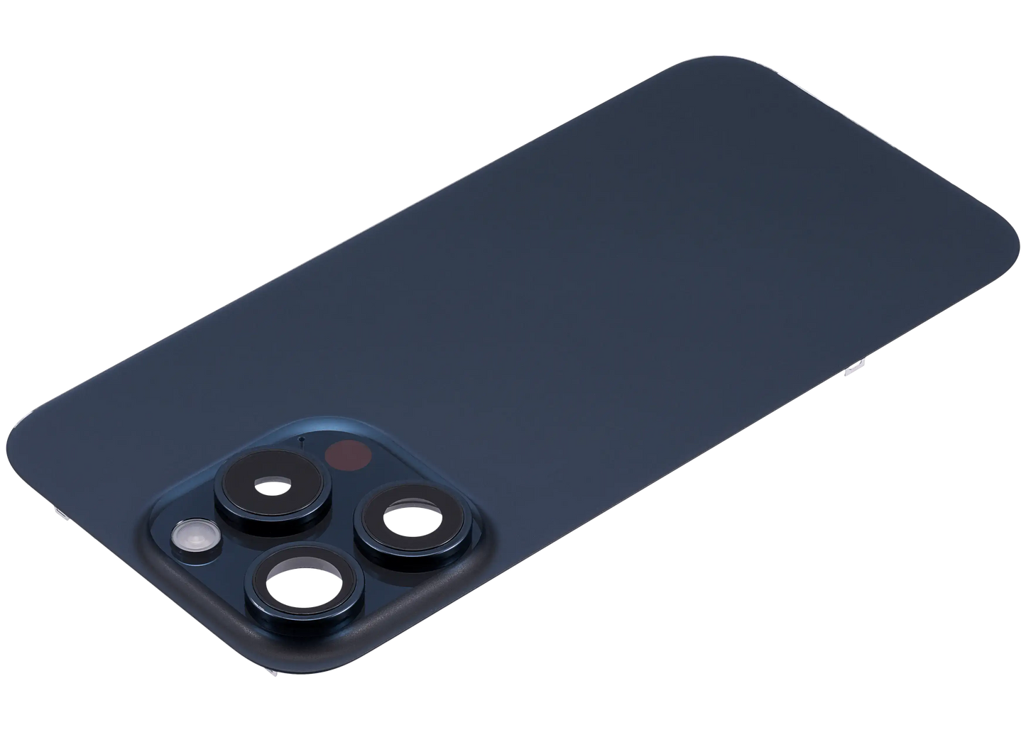 Back Glass w/ MagSafe Magnet & NFC & Flashlight Flex For iPhone 15 Pro (Used OEM Pull: Grade B) (Blue Titanium)