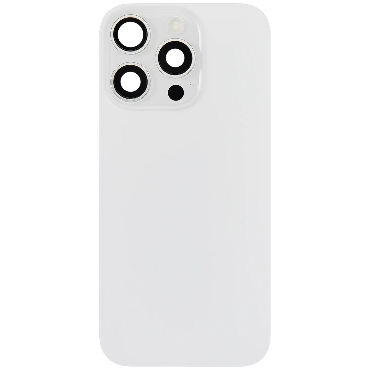 Back Glass w/ MagSafe Magnet & NFC & Flashlight Flex For iPhone 16 Pro (Used OEM Pull: Grade C) (White Titanium) — product photo 2