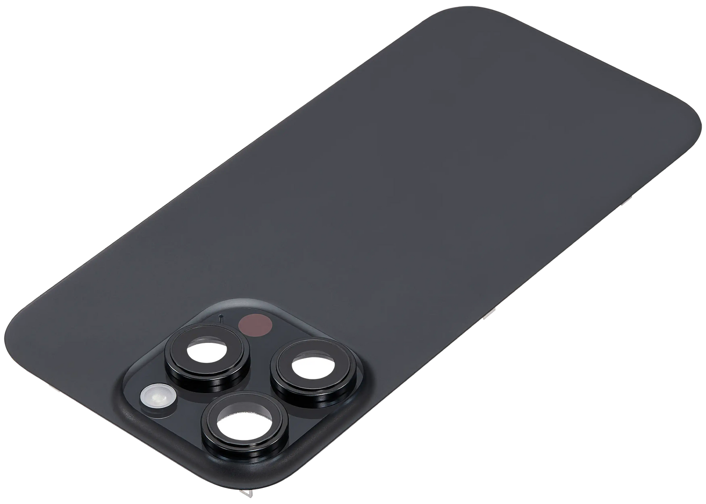 Back Glass w/ MagSafe Magnet & NFC & Flashlight Flex For iPhone 16 Pro (Used OEM Pull: Grade A) (Black Titanium)