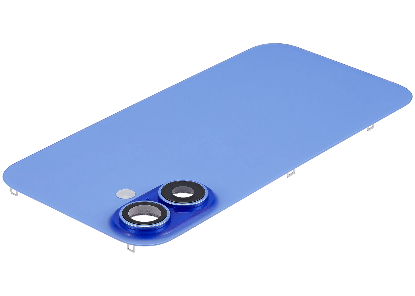 Back Glass w/ MagSafe Magnet & NFC & Flashlight Flex For iPhone 16 (Used OEM Pull: Grade C) (Ultramarine)
