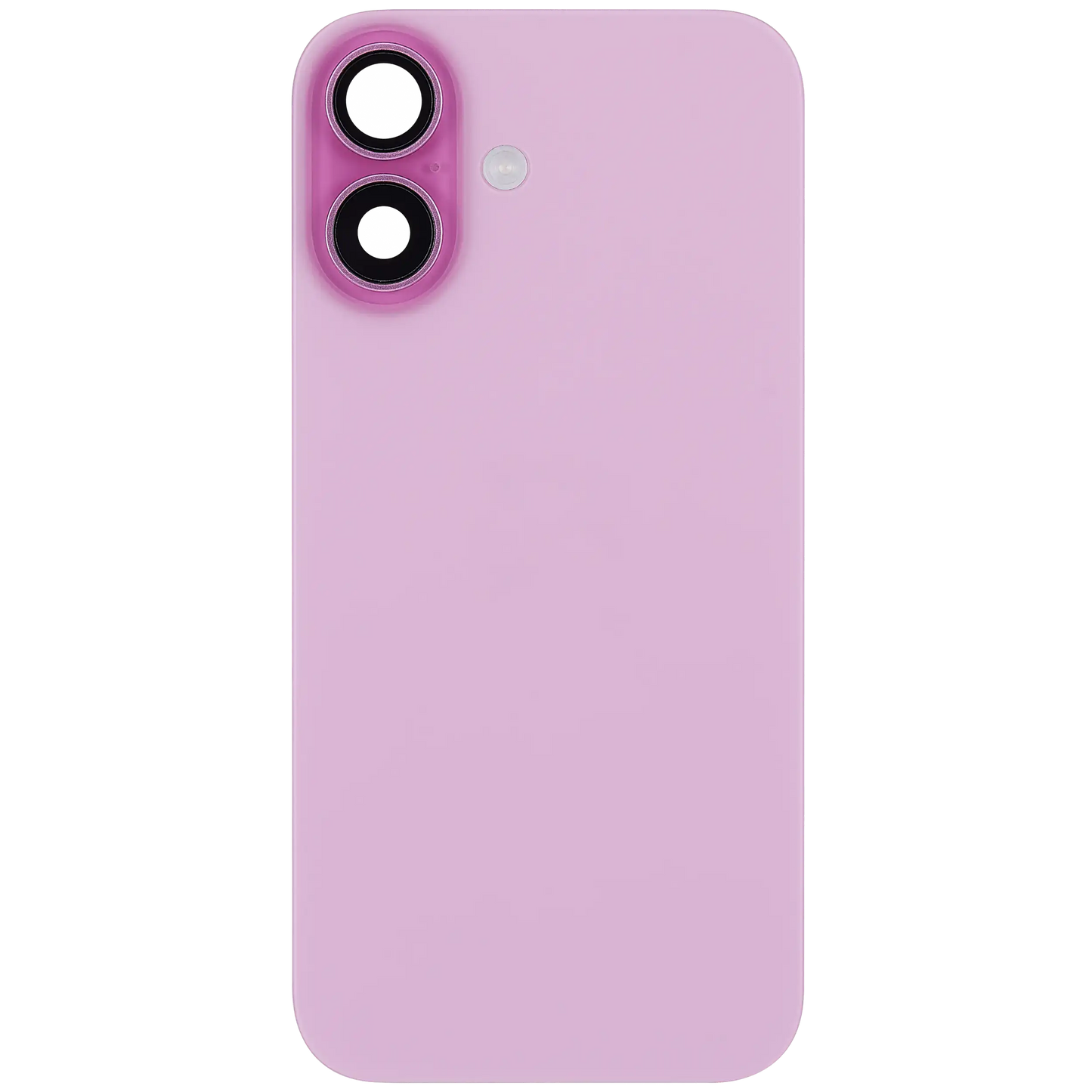 Back Glass w/ MagSafe Magnet & NFC & Flashlight Flex For iPhone 16 (Used OEM Pull: Grade B) (Pink)